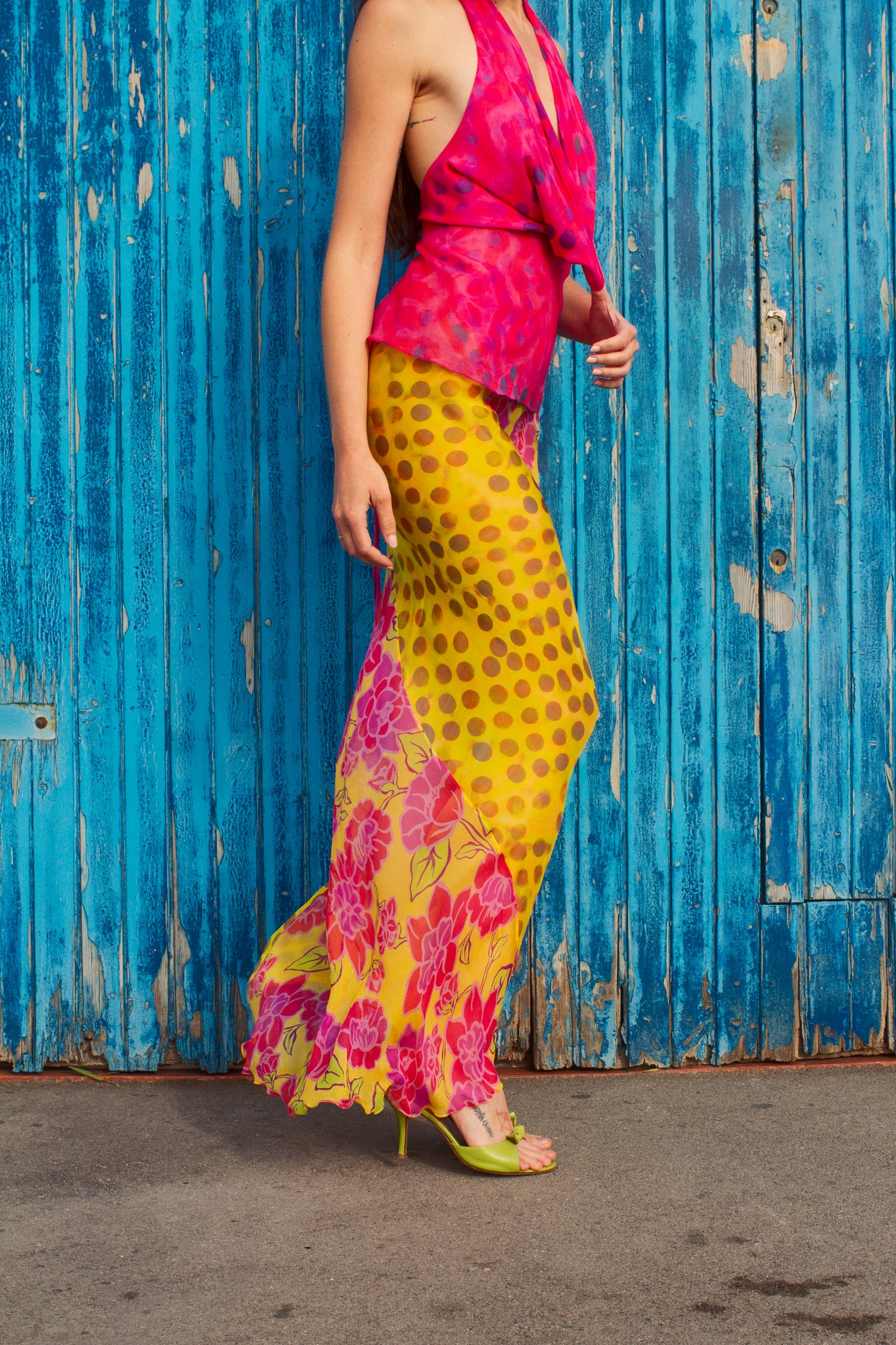 Exotica long skirt in Eden