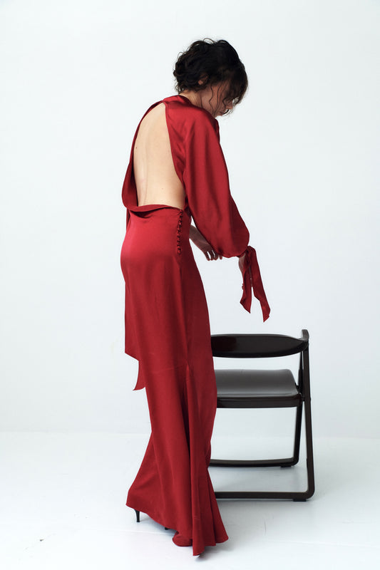 Cinematica dress in Cherry Funk